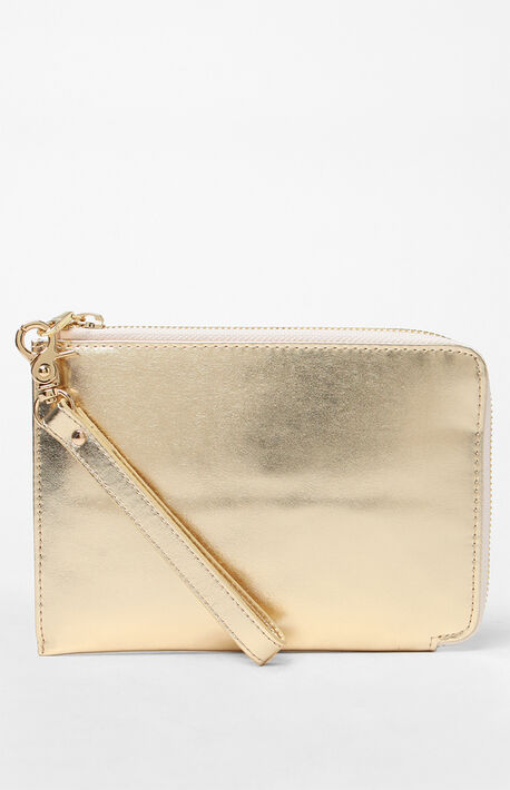 Handbags Pacsun Gold Travel Clutch