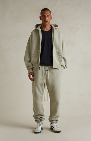 Abbey Stone Classic Fleece Zip Up Hoodie image number 6