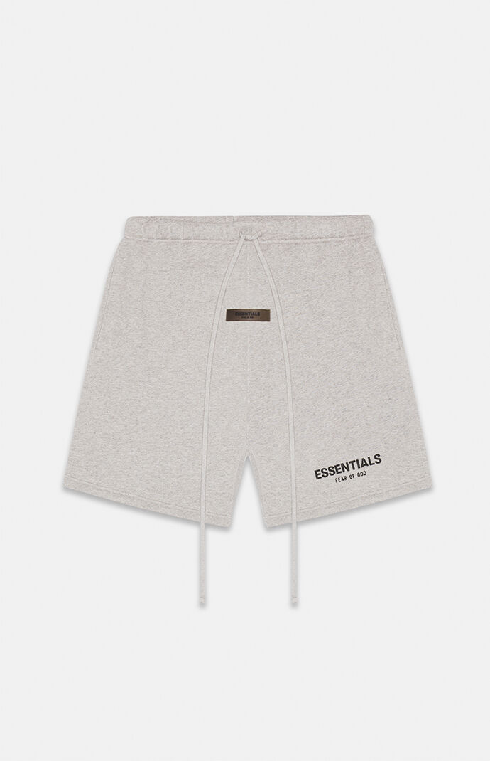 22SS essentials sweat shorts ダークオートミール Fear of God ESSENTIALS Dark Oatmeal Sweat Shorts | Pacsun
