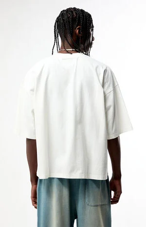 Purple Cropped Boxy T-Shirt image number 3