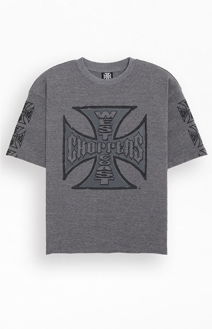 West Coast Choppers Cutoff Waffle Knit T-Shirt