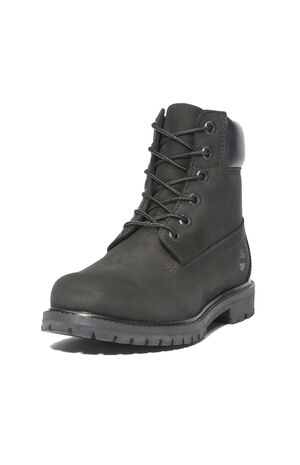 Women's Black Premium 6inch Lace-Up Waterproof Boots image number 10