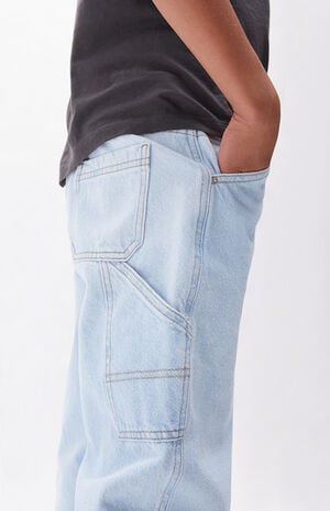 Light Blue Carpenter Jeans image number 4