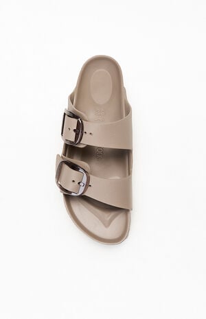 Women's Arizona Big Buckle EVA Sandals Gray Taupe image number 5