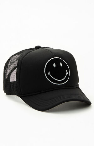Smiley Face Trucker Hat image number 1