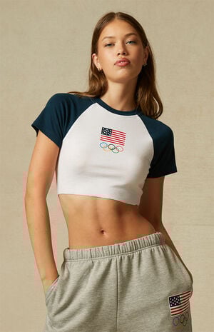 Team USA Raglan Baby T-Shirt image number 1