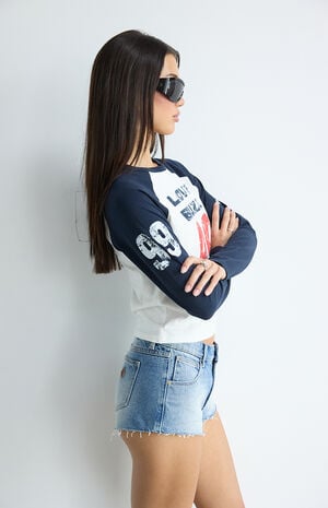 Tamara Recycled 99 Low Rise Cutoff Jeans Shorts image number 2