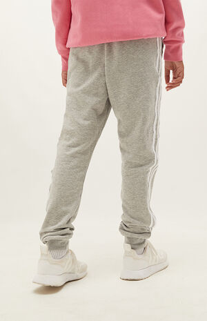 Kids Heather Grey&nbsp;Trefoil Sweatpants image number 3