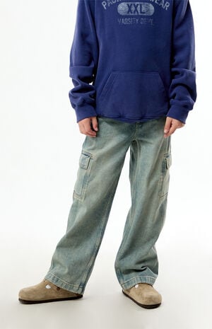 Baggy Jeans Cargo Light Blue Tint image number 2