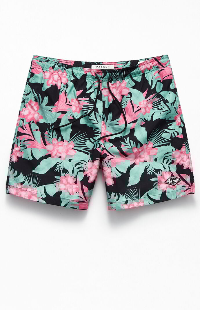 tropical swim trunks