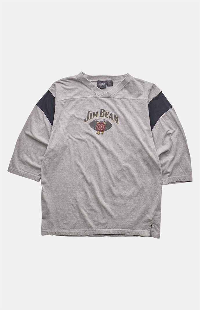 PS VINTAGE 2000s Jim Beam V-Neck Graphic T-Shirt