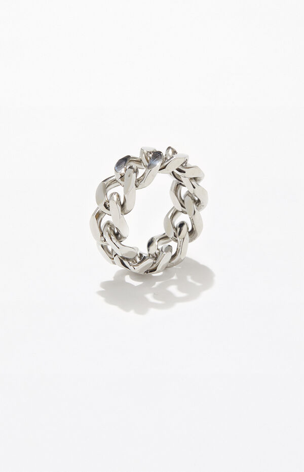Pacsun Silver Cuban Ring