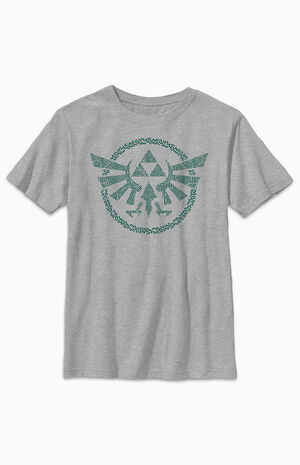 Kids Hyrule Icon T-Shirt image number 1