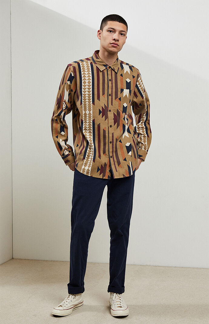 Pacsun Osha Southwestern Button Up Shirt Pacsun
