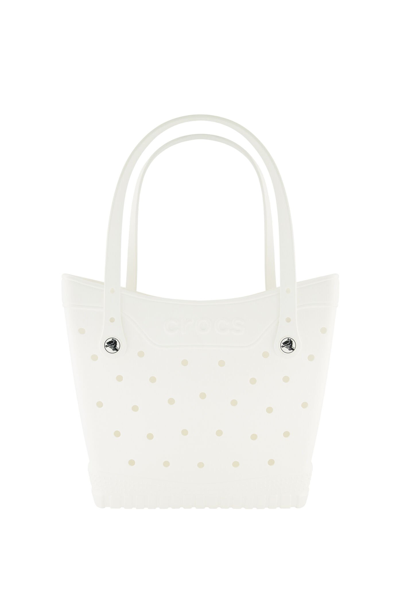Crocs White Medium Classic Tote Bag