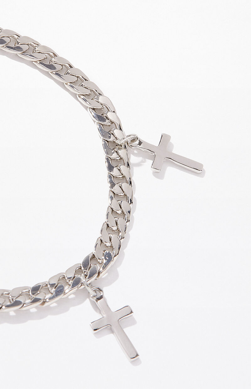 Pacsun cross chain bracelet clearance