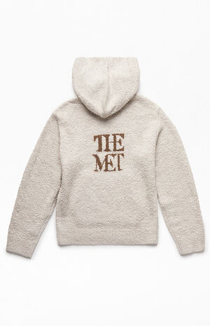 x PacSun Kids Boucle Knit Hoodie image number 3