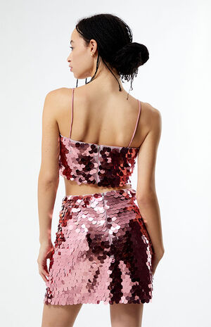 Sequin Mini Skirt image number 4