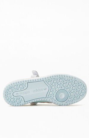 White & Light Blue Forum Low Shoes image number 4