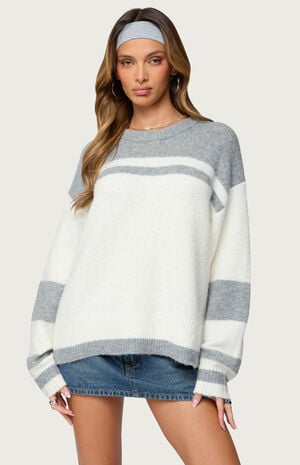 Nogah Stripey Oversized Sweater image number 1