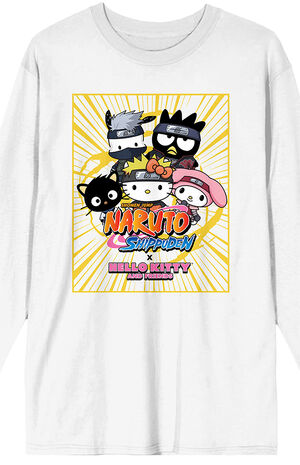Naruto Shippuden x Hello Kitty Anime T-Shirt Naruto Shippuden x Hello Kitty Anime T-Shirt image number null