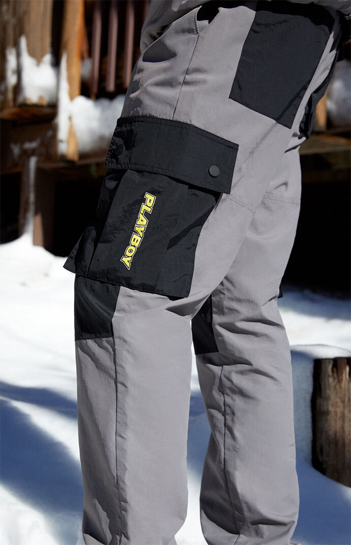 By PacSun Gray Paneled Cargo Pants