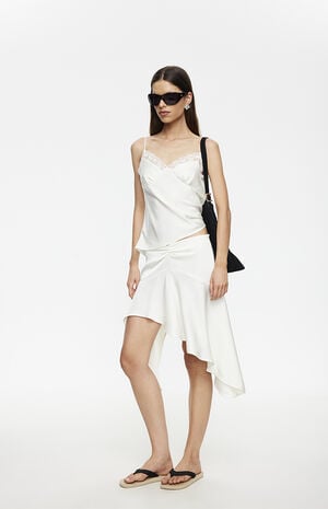 Costa Satin Lace Tank image number 2