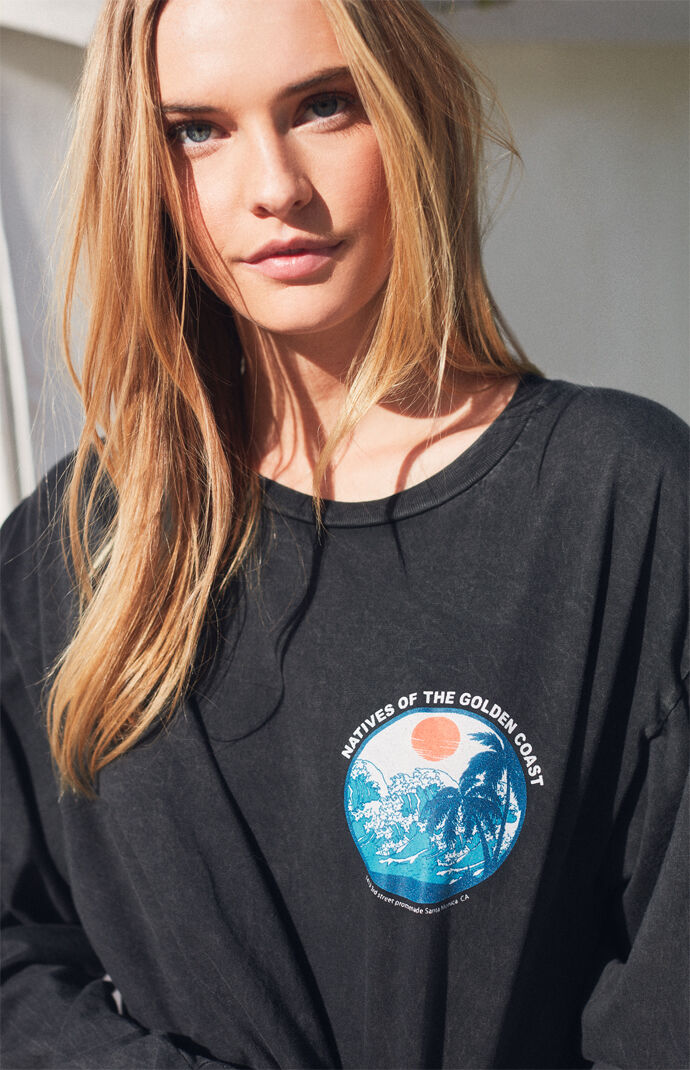 John Galt Long Sleeve Golden Coast T Shirt Pacsun