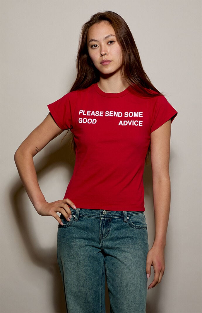 Pacsun Please Send Some Good Advice Relaxed T-Shirt
