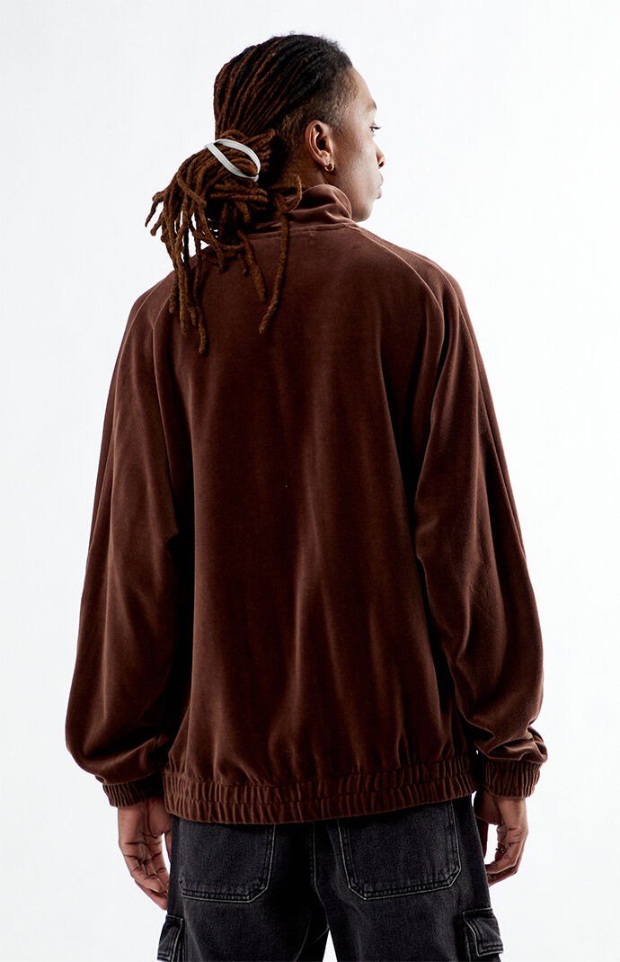 Puma Brown Velour T7 Track Jacket at Foxvalley Mall in