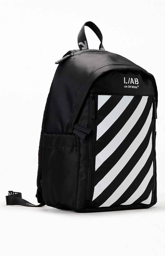 L/AB c/o Off-White Diagonal Tab Backpack
