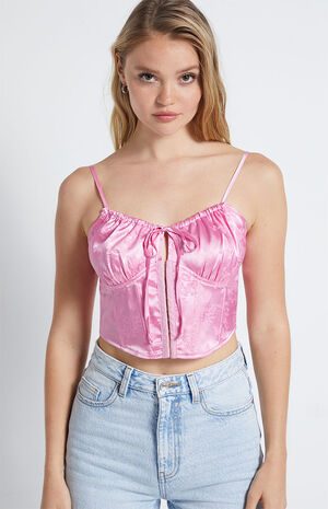 Hook-And-Eye Bustier Top image number 2