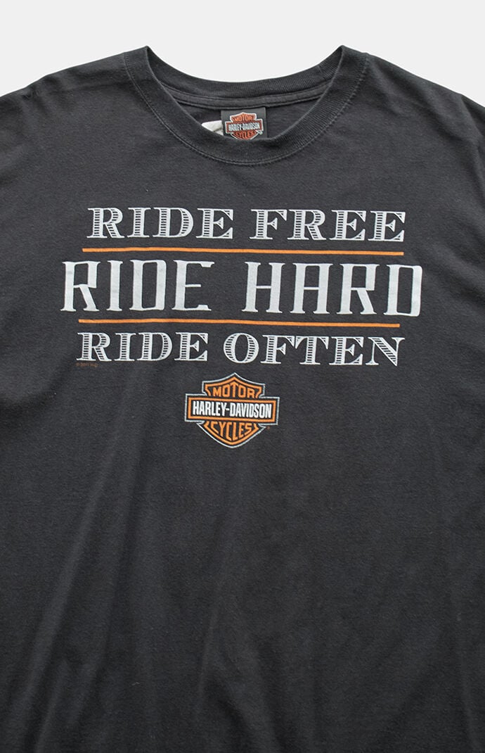 PS VINTAGE 2000s Black Harley Davidson Graphic T-Shirt