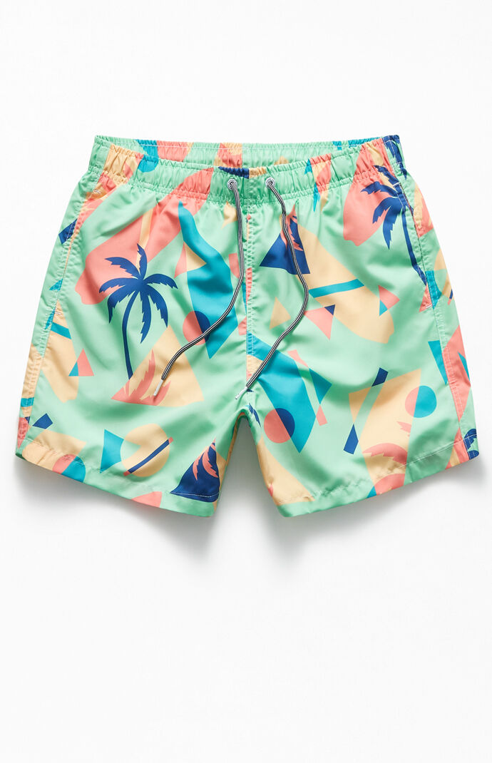 Overlay Swim Trunks