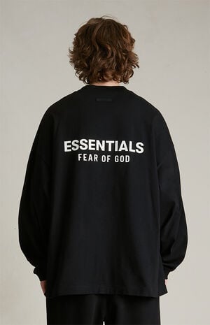 Black Long Sleeve T-Shirt image number 4