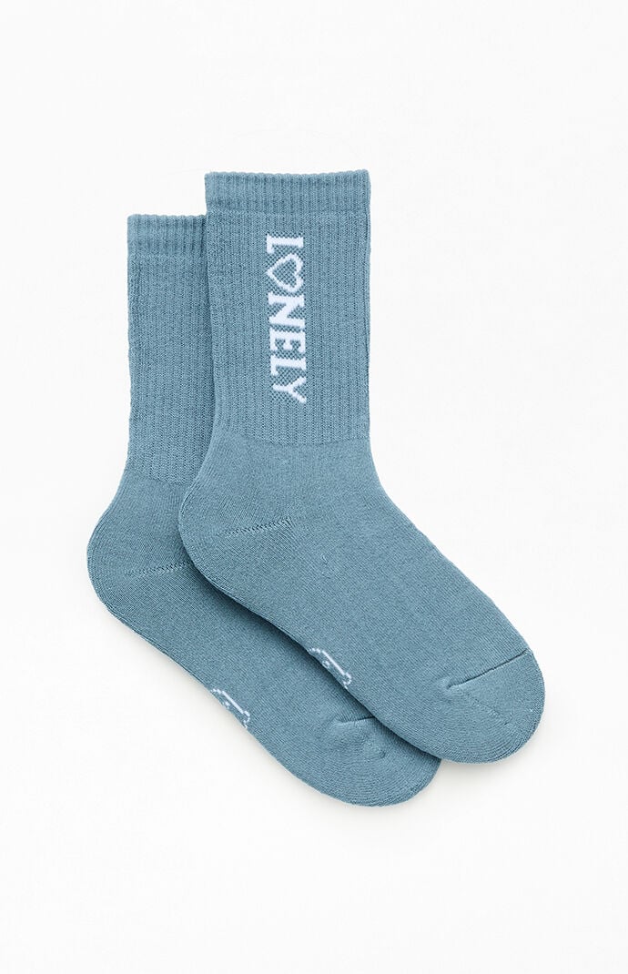 LONELY GHOST Lonely Hearts Crew Socks