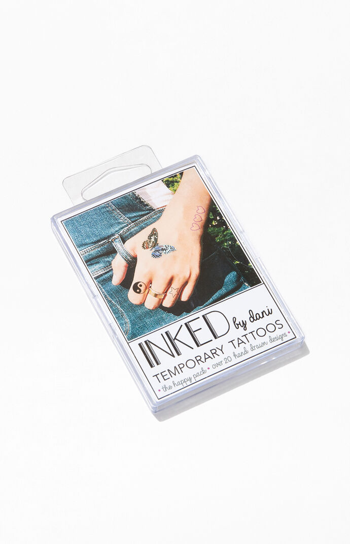 Happy Temporary Tattoo Pack