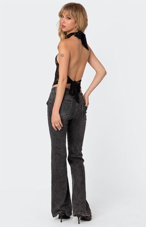 Alena High Neck Sheer Lace Top image number 2