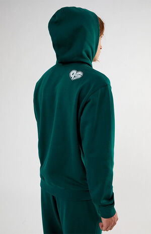 Recycled Scribble Embroidery Fleece Hoodie image number 3