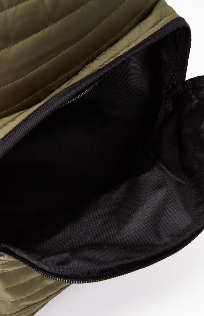 Originals Olive Quilted Trefoil Backpack