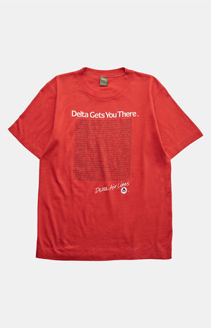 80s Delta Airlines Graphic T-Shirt image number 1