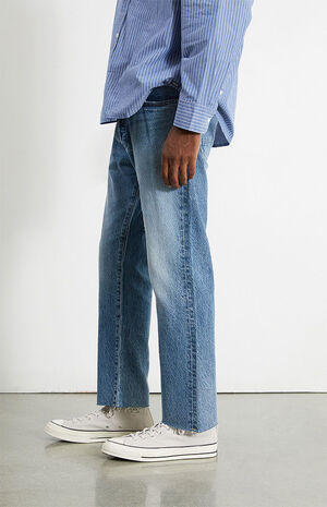 Eco Medium Indigo Straight Jeans image number 3