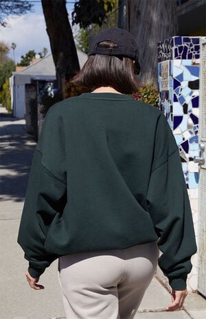 Green Erica New York&nbsp;Crew Neck Sweatshirt image number 3