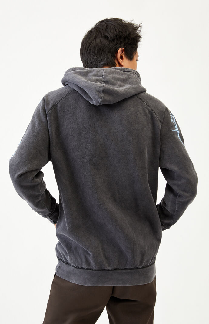 Washed Lightning Strikes Hoodie