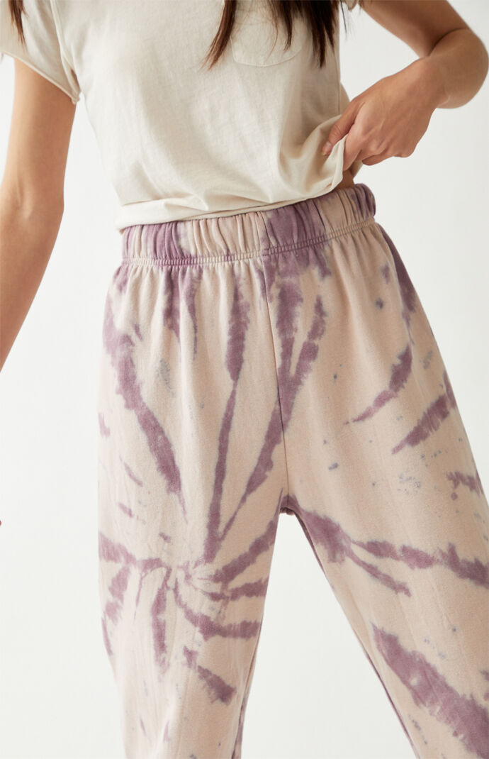 Mauve Tie Dye Sweatpants