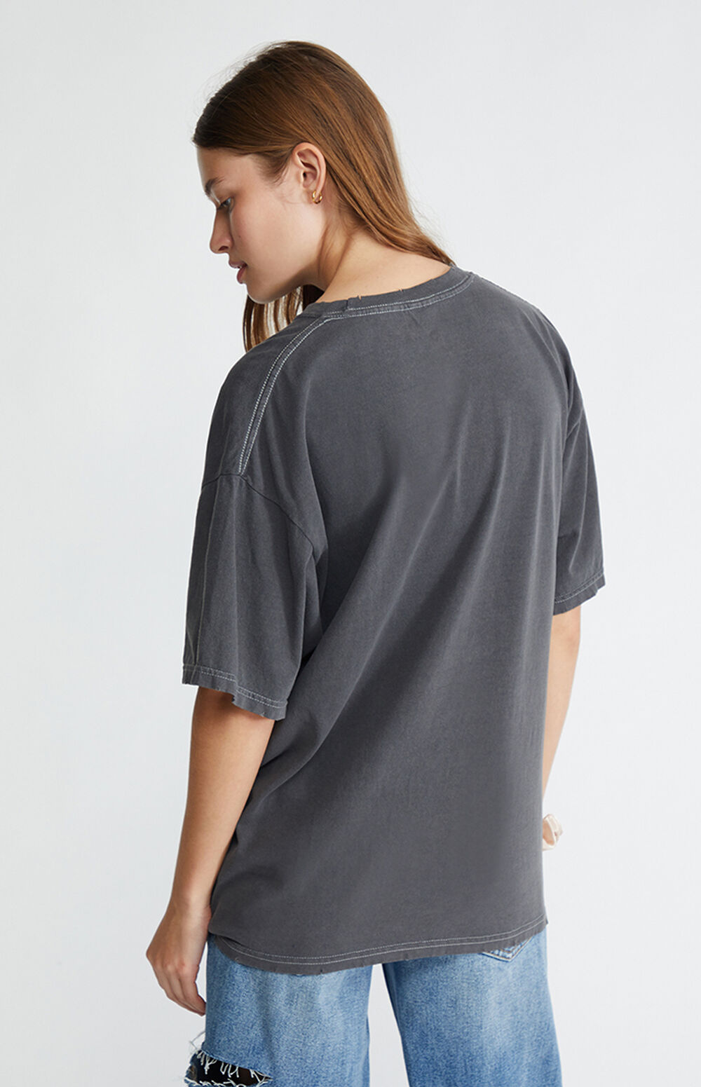 Unisex Beige Meuzic Oversized T-Shirt