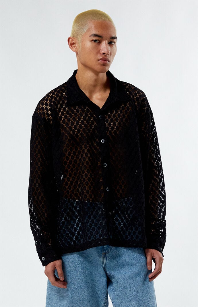 Pacsun Lace Long Sleeve Shirt | Pacsun