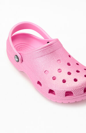 Kids Glitter Classic Clogs image number 6