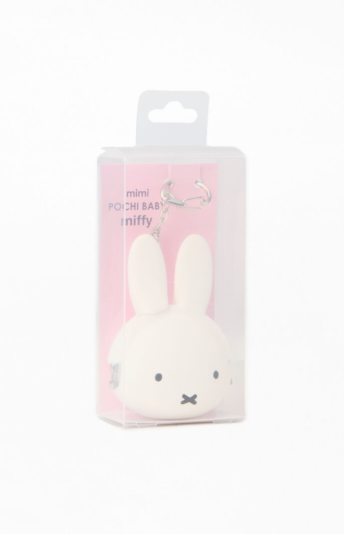 MIFFY White Pochi Baby Coin Purse Keychain | PacSun