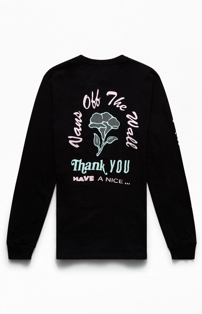 Thank You Floral Long Sleeve T-Shirt